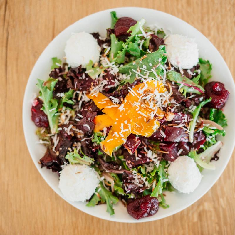 Roasted Beet & Goat Cheese Salad photo