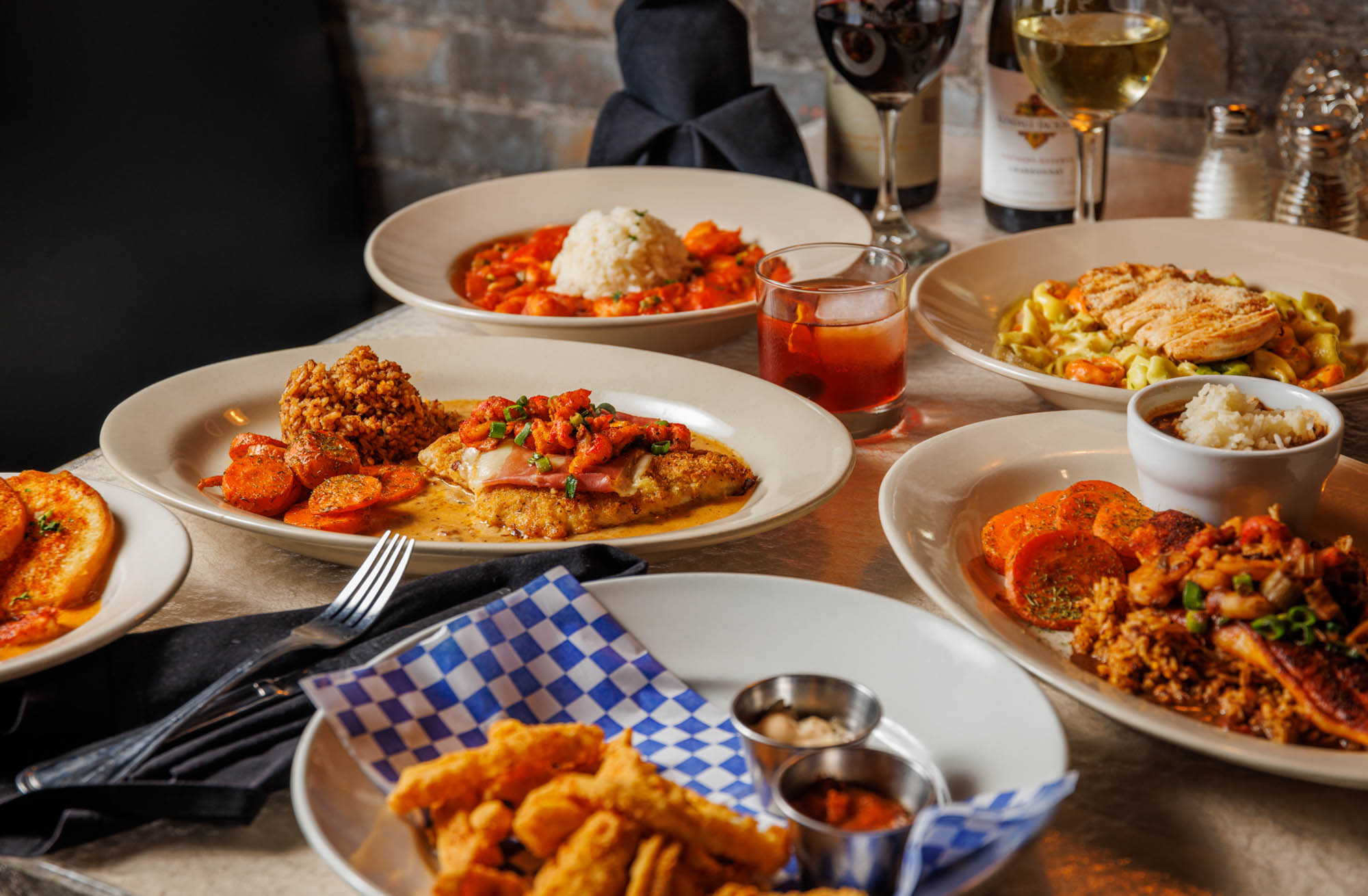 Assortment of dishes
