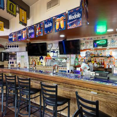 Interior, bar area.