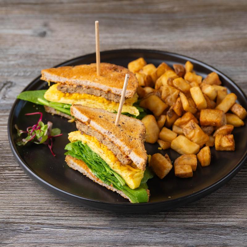 menu item 6 of 9, Bomb Vegan Breakfast Sandwich