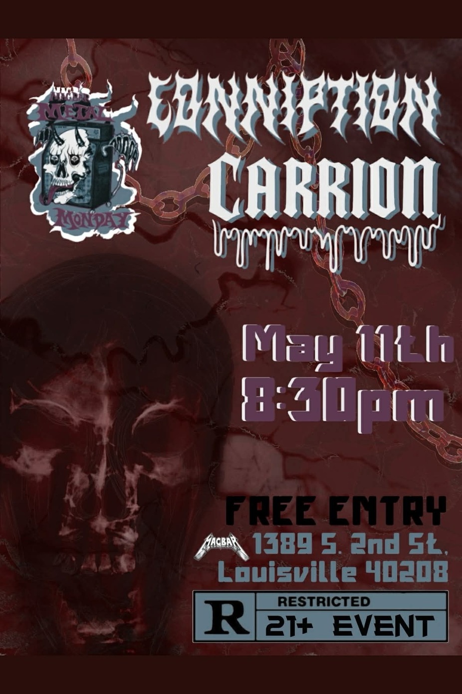 Mag Bar Metal Monday presents Conniption and Carrion event photo