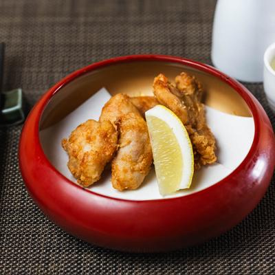 Japanese style fried chicken.