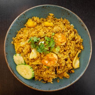 Pineapple fried rice..