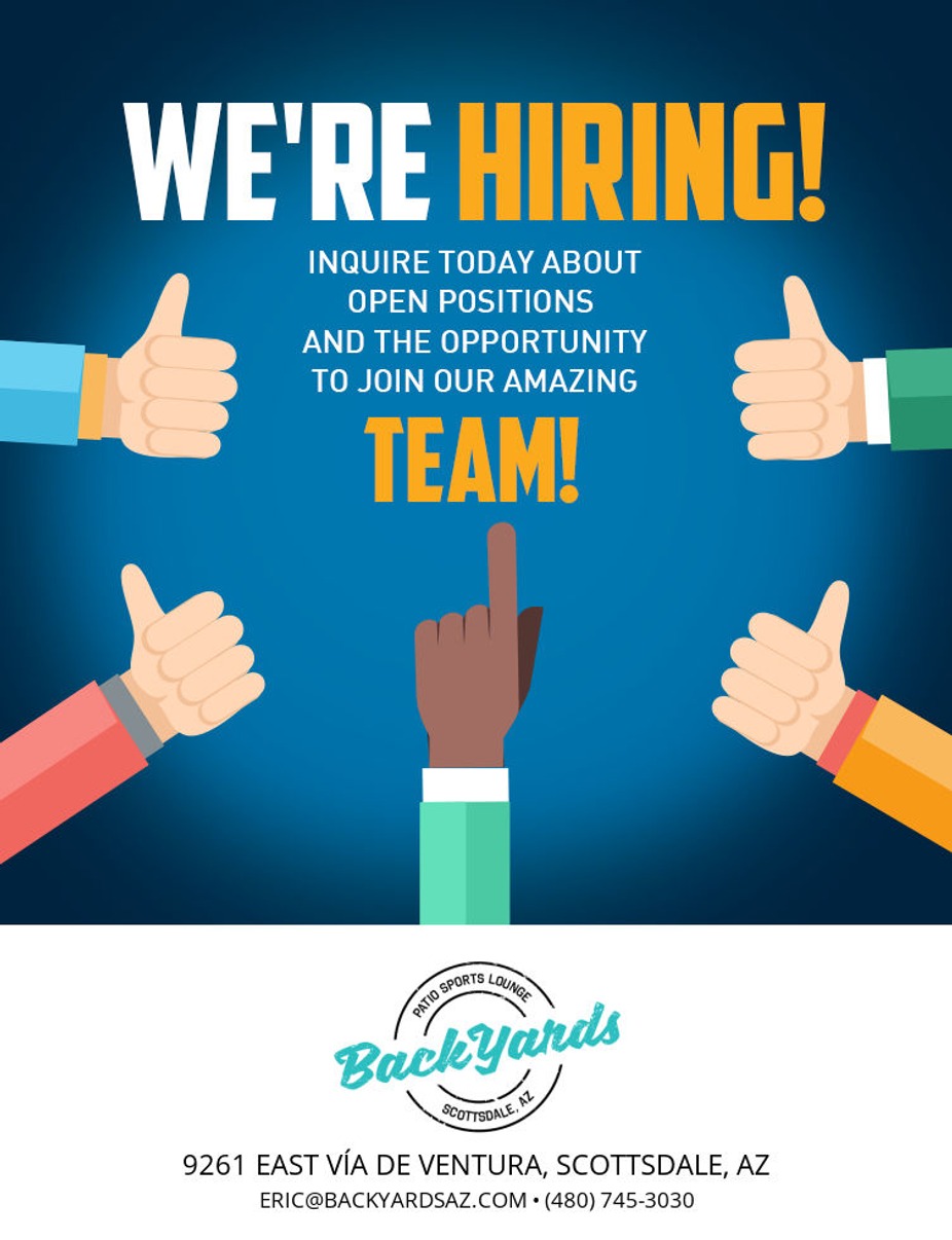 We are Hiring! Friday April 19th event photo