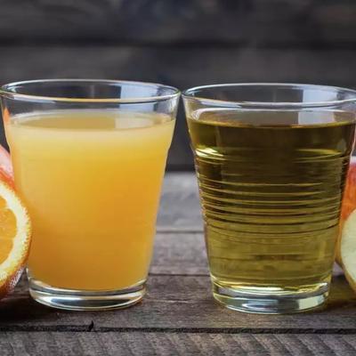 Orange and Apple Juice.