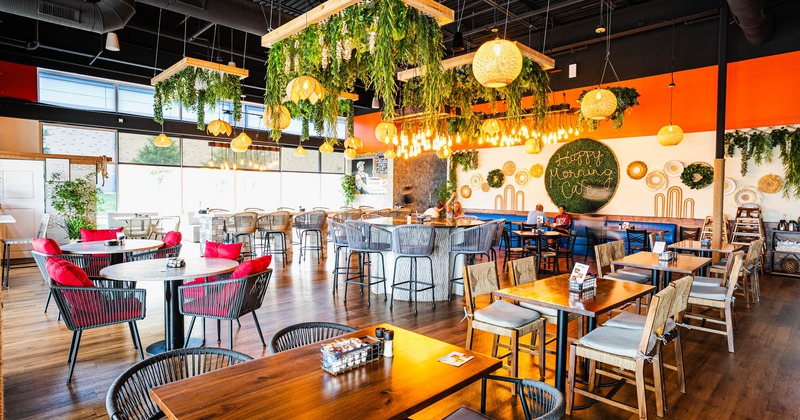 Tables ready for guests