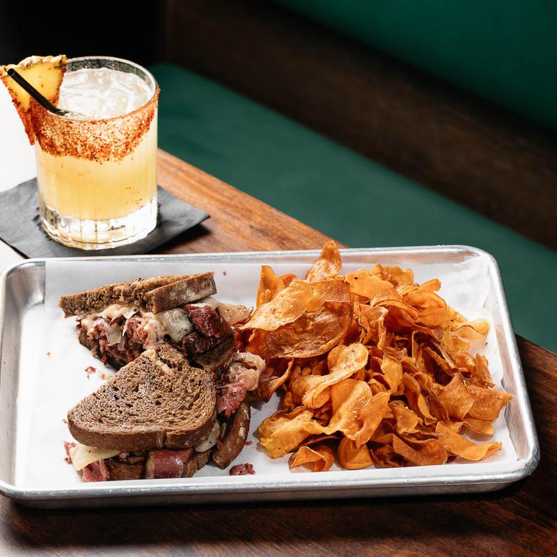 menu item 25 of 42, House-Made Pastrami Reuben