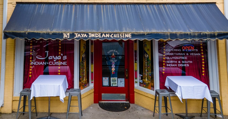 Restaurant front entrance