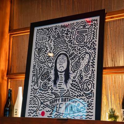 Custom piece of farmed art.