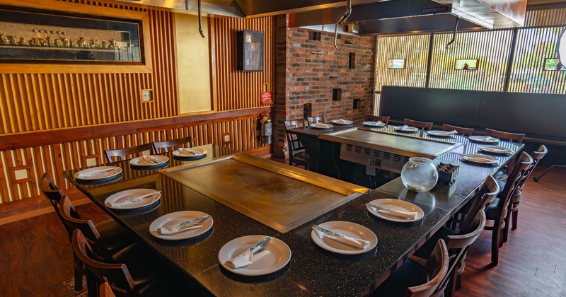 Teppanyaki grill table