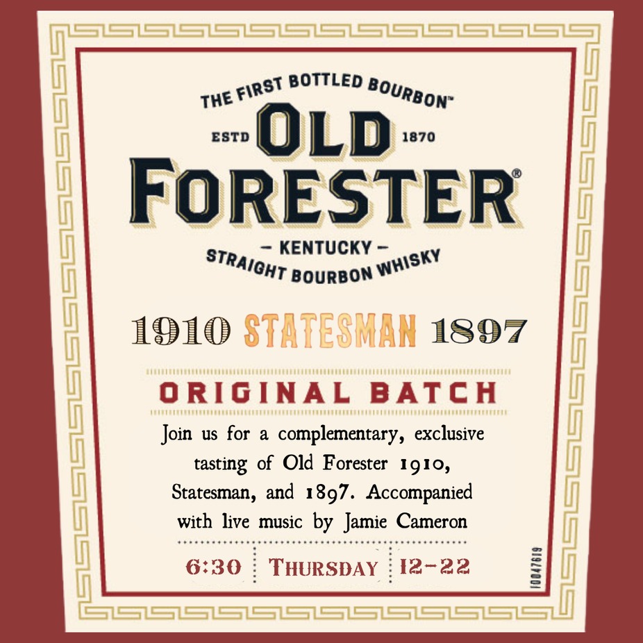Prohibition Ends: Old Forester Tasting event photo