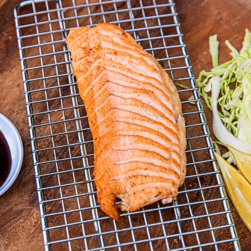 Salad Salmon Avocado photo