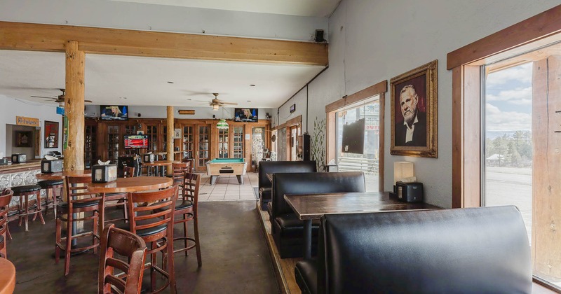 Interior, spacious seating area