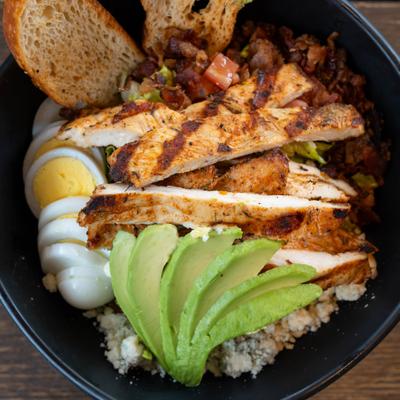 Grilled Chicken Cobb Salad.