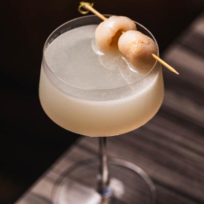 Lychee martini.