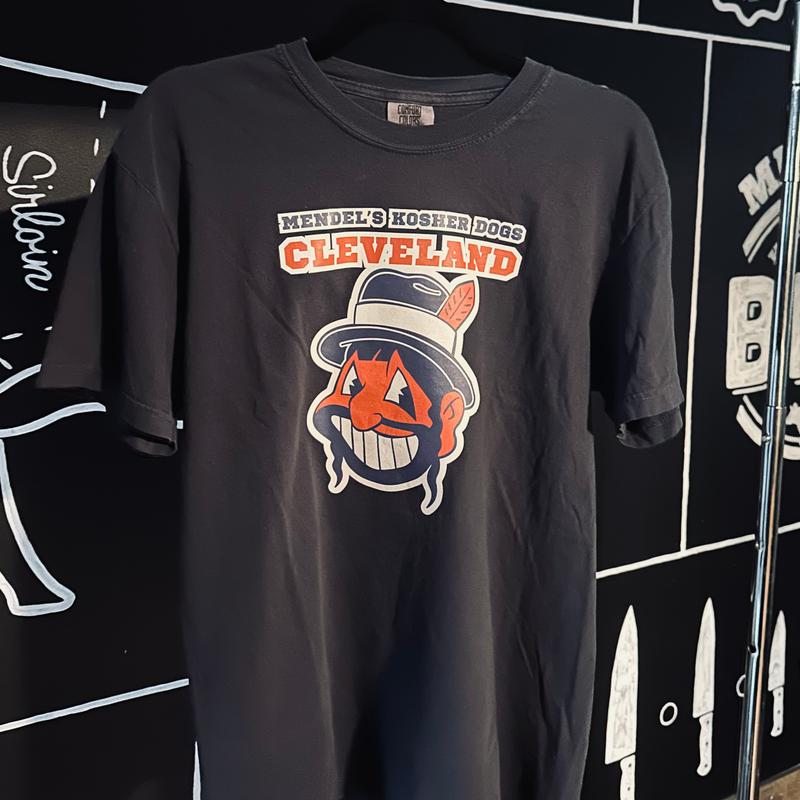 Mendel's Kosher Hot Dog Chief Wahoo Blue photo