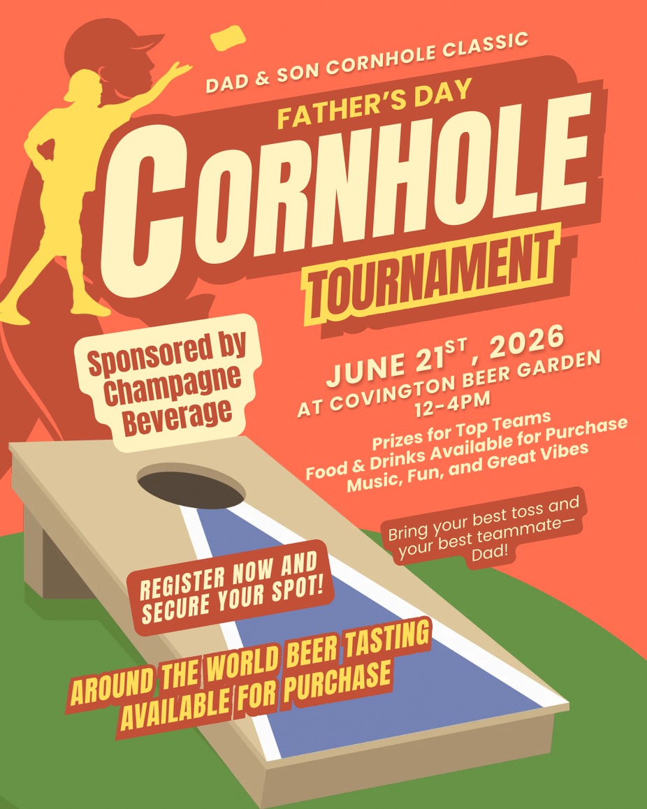 Dad & Som Cornhole Classic: A Father's Day Tournament Sponsored by Champagne Beverage event photo