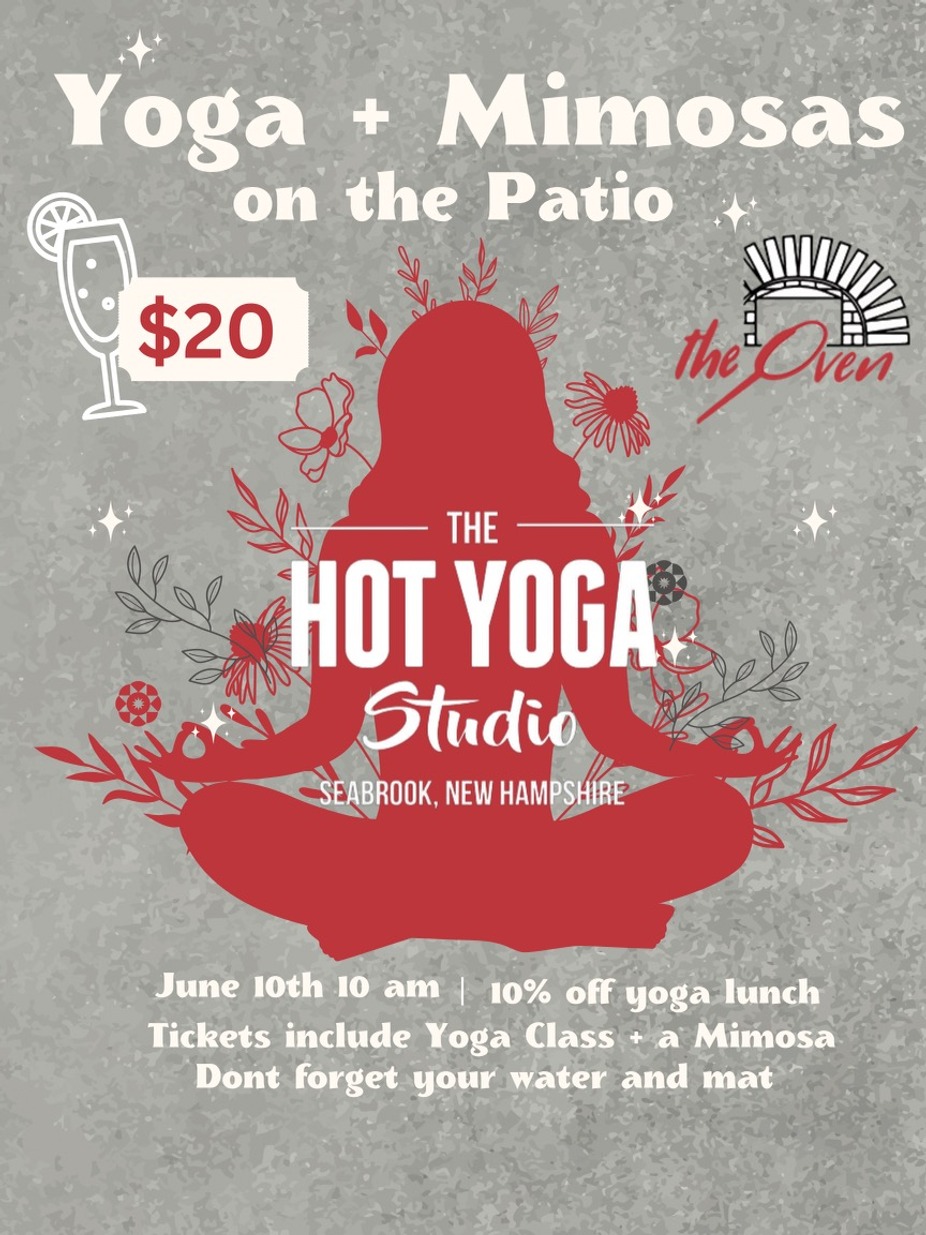 Yoga and Mimosas on the Patio- Hampton event photo