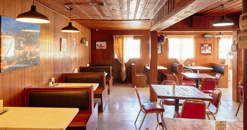 Interior, dining area