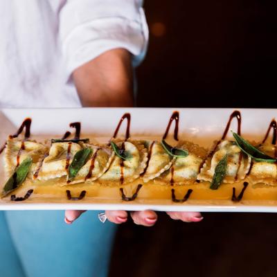Spinach Ravioli.