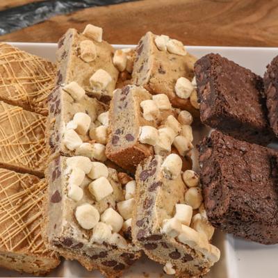 Assortment of dessert bars.
