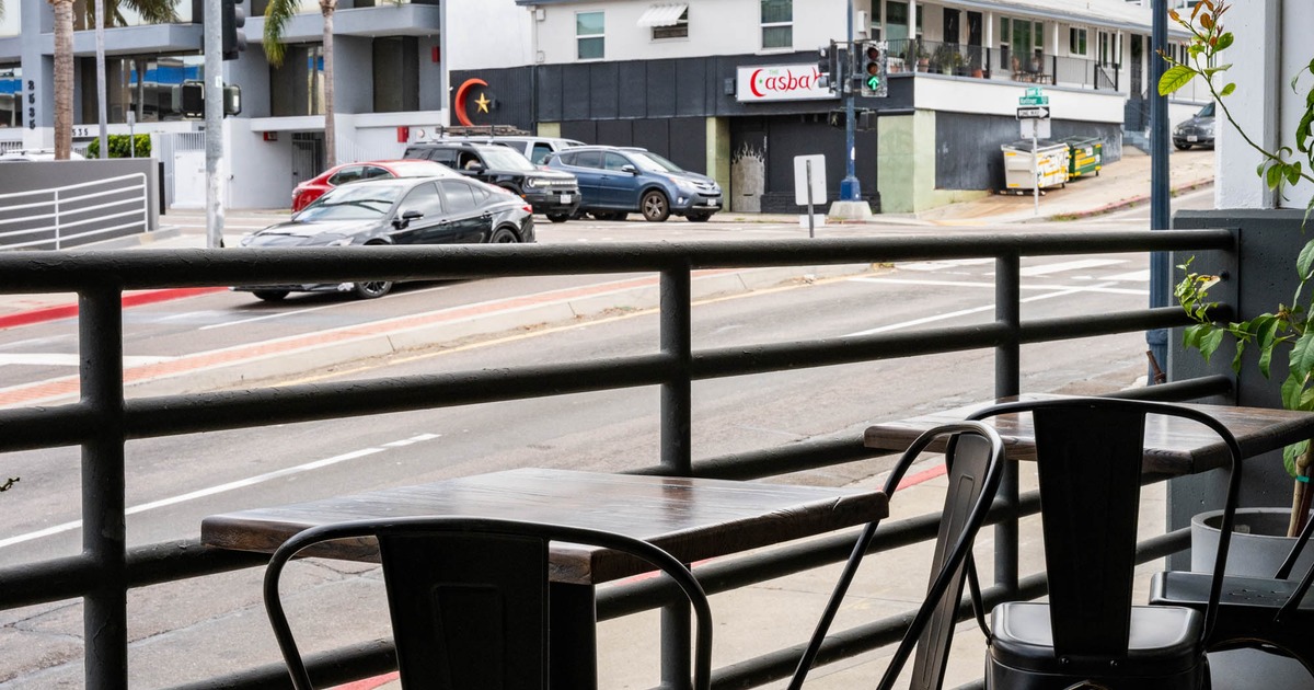 Outdoor seating area