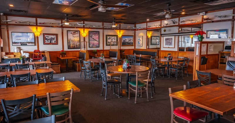 Tables ready for guests