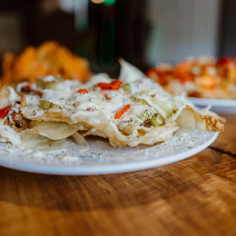 Chicken Alfredo Nachos photo