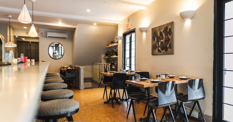 Interior seating area