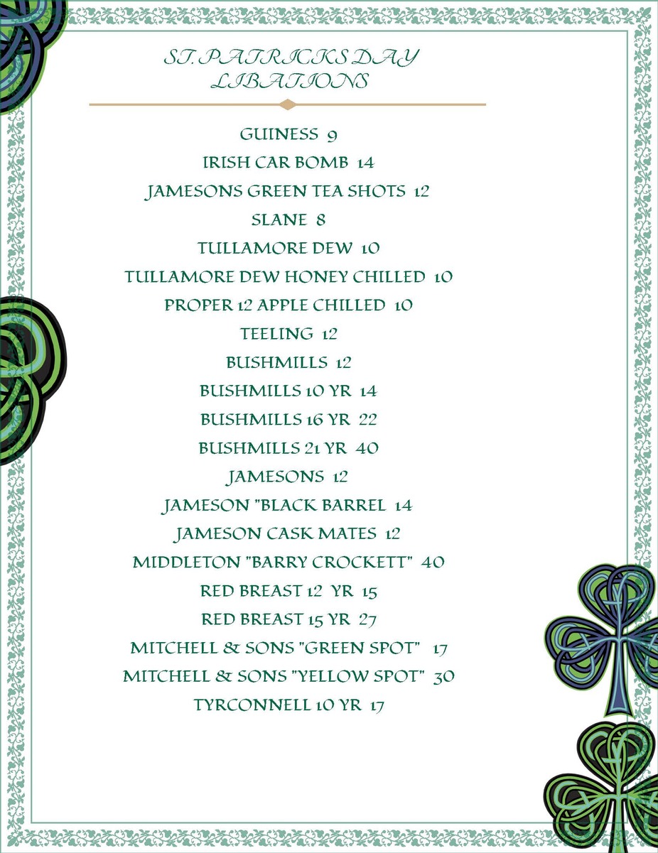 St. Patrick's Day event photo