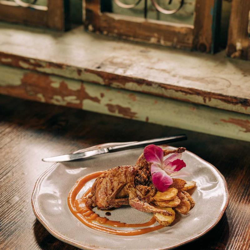 Boudin-Stuffed Quail photo