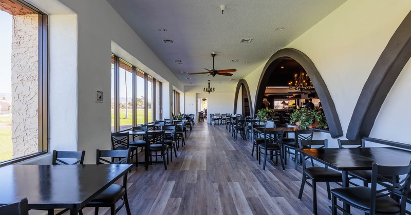 Interior, diner room
