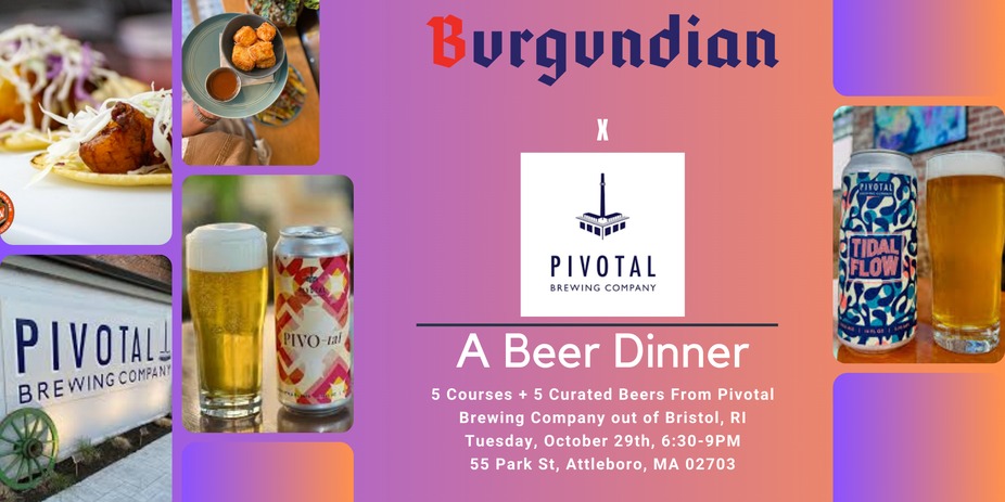 5-Course Beer Dinner ft. Pivotal Brewing Company!! event photo