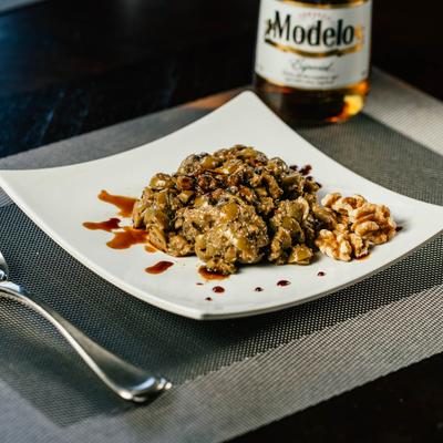 Marinated olive spread.