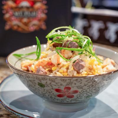 Fried rice dinner bowl.