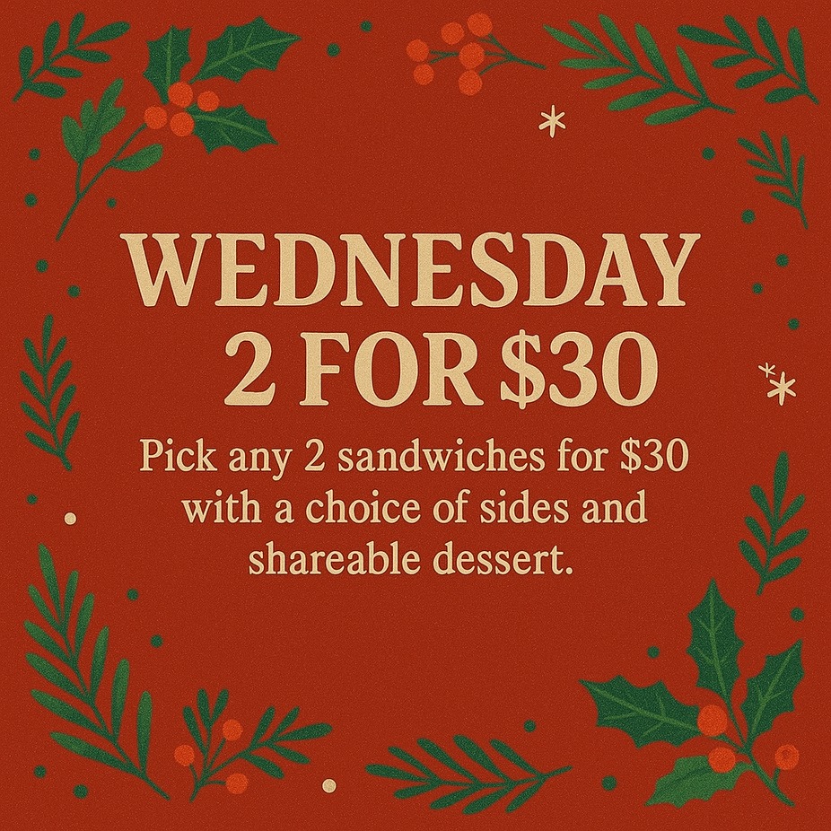 Wednesday 2 for $30-Ale House location event photo