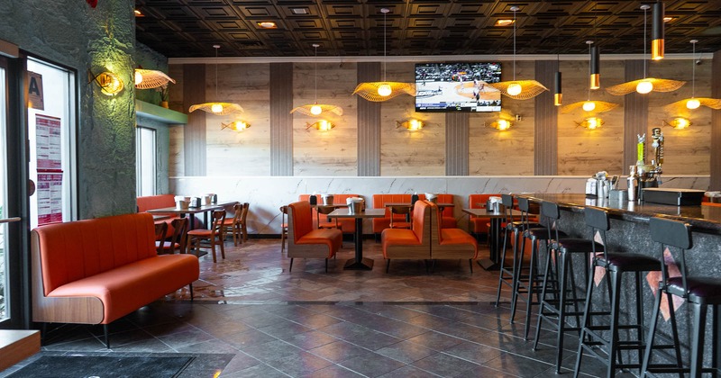 Interior, main dining area