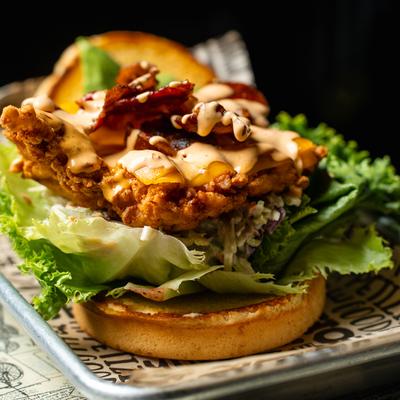 The mother clucker burger.