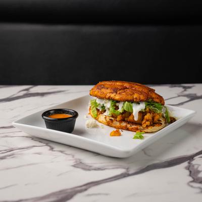 Stuffed guajillo bread.