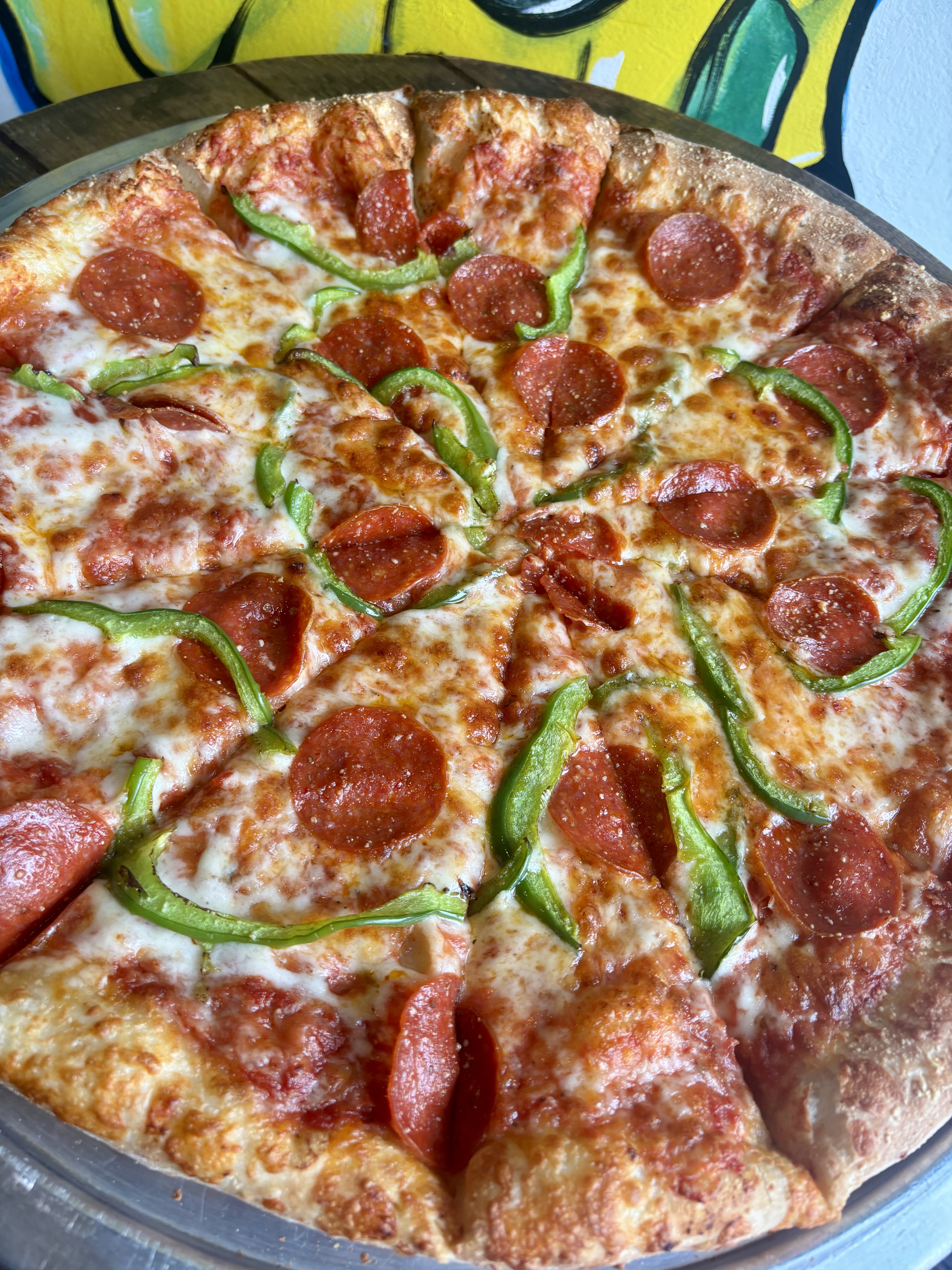 pepperoni green pepper