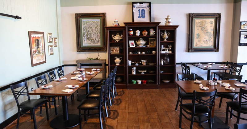 Interior, dining area