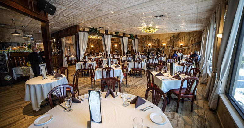 Interior, dining area
