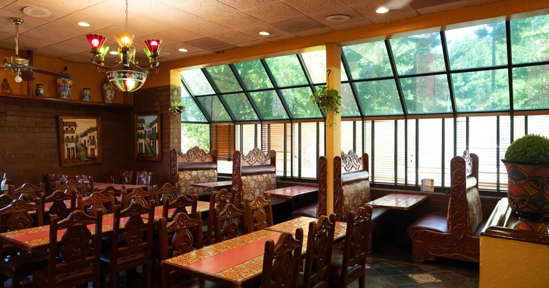 Interior, seating with outside view