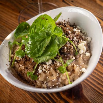 Mushroom Risotto.