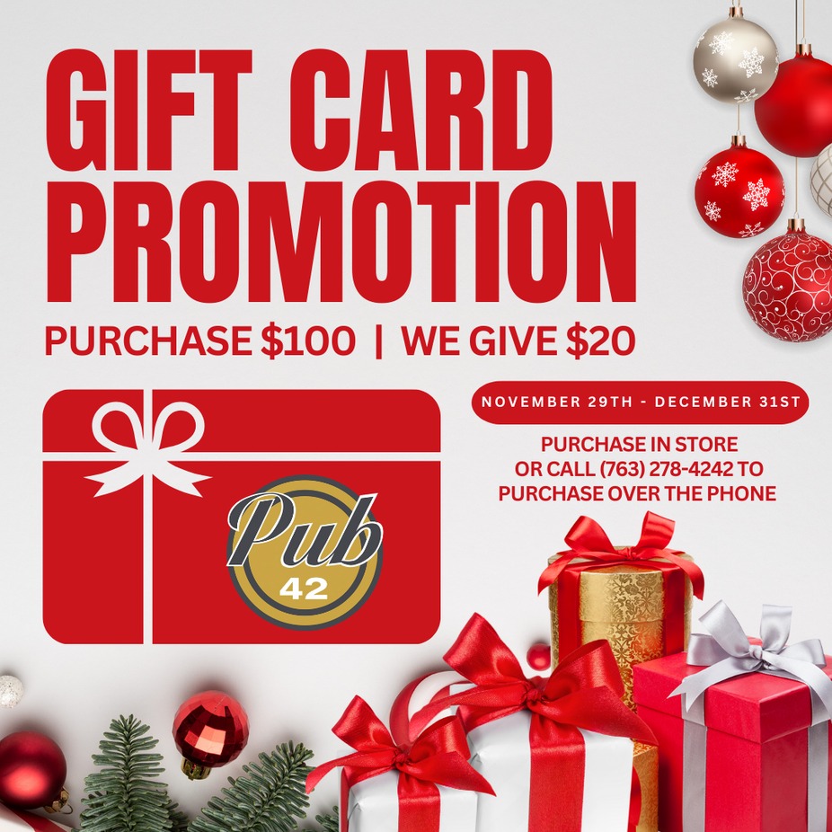 Gift Card Promotion! event photo