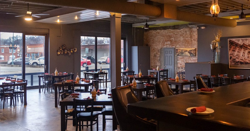 Interior, seating area