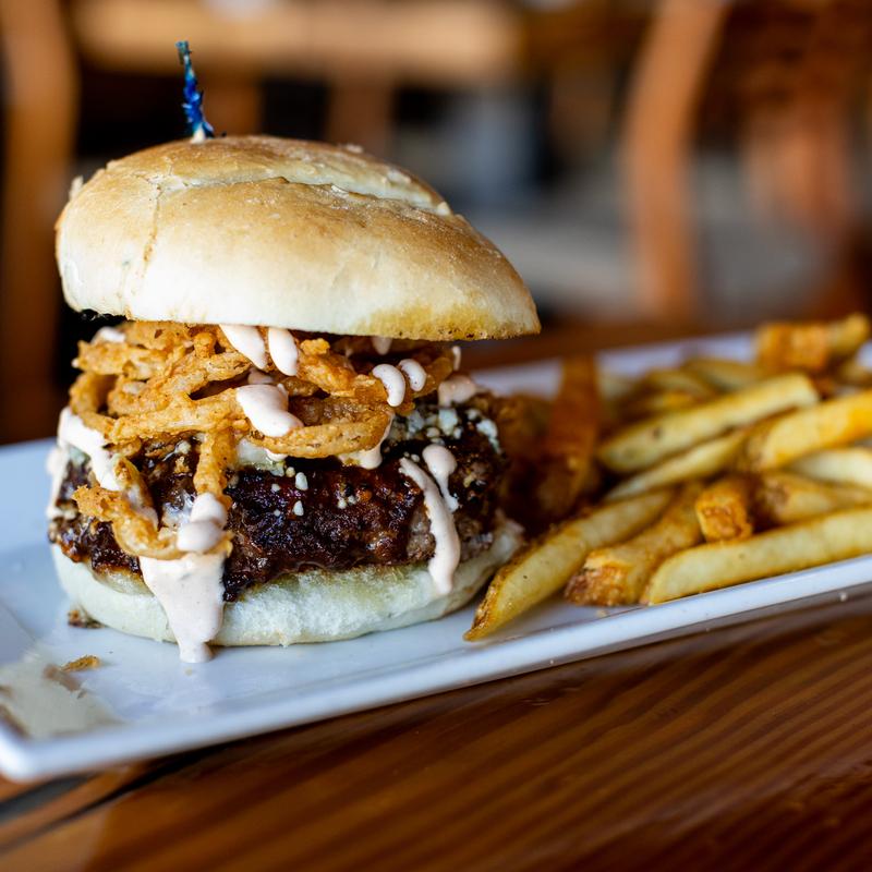 black and bleu burger* photo