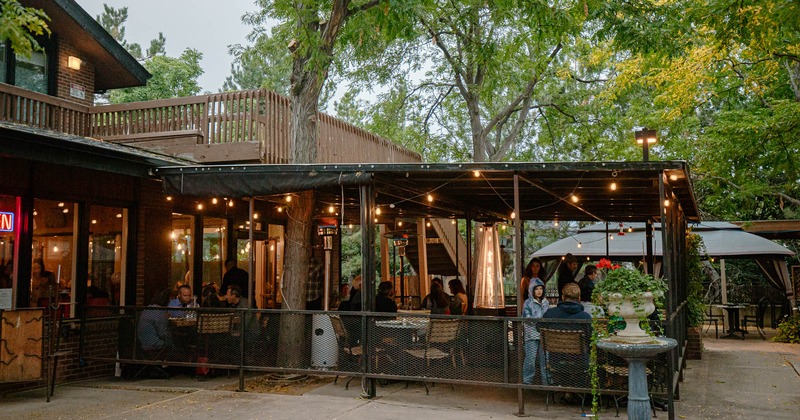 Exterior, outside of the patio