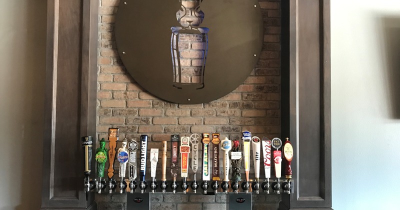 Various beer taps