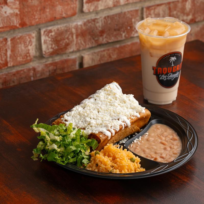 menu item 5 of 9, Flautas Pollo